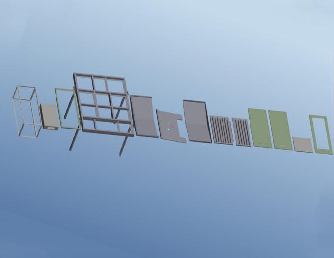 Hwashi Nuova condizione Batteria Energy Storage Cabinet Saldatura automatica e stazione di rettifica Robot Case 1