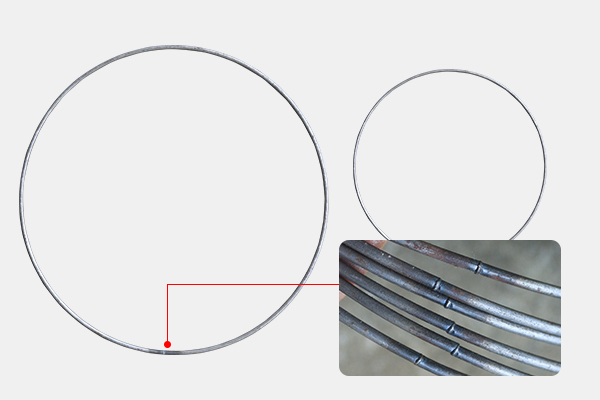 Saldatrice automatica a punti per anello interno con distribuzione precisa del filo 2