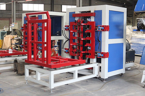 Linea di produzione automatica IBC Cage Frame Automatic Hole Making Machine