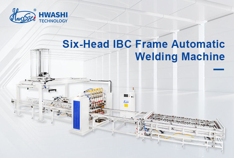 Macchina di saldatura a griglia automatica IBC per la linea di produzione IBC tote cage frame