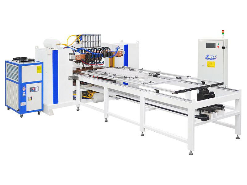 Saldatura a piattaforma di metallo tipo gantry Multipoint Machine Saldatura a piattaforma di porta
