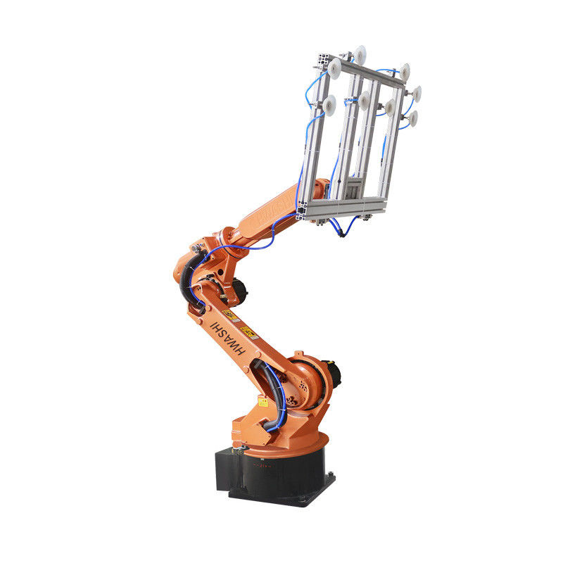 Robot per la manipolazione industriale e la palettizzazione con presa di tazze di aspirazione per pannelli piatti leggeri