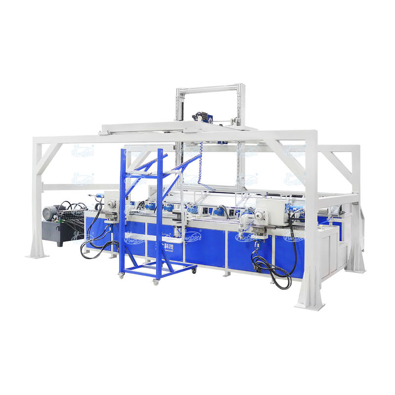 Macchina di ridimensionamento a piegatura di tubi a forma di tubo completamente automatica per tubo pallet IBC