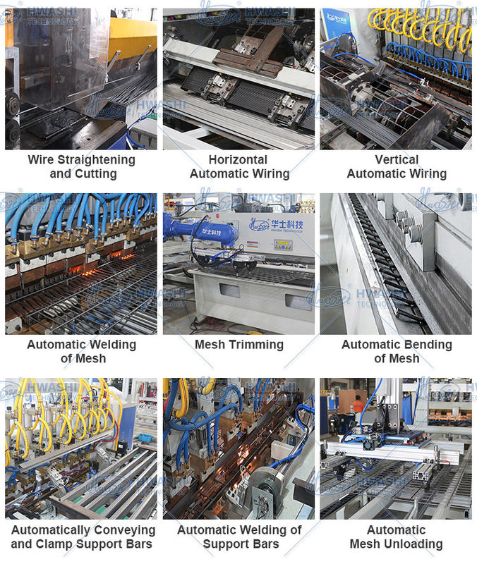 Macchina di saldatura automatica ad alta velocità per scaffalature di piattaforme