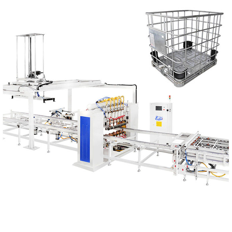 Saldatura ad alta corrente Automatica Saldatura a gabbia Saldatura a soffiatura Per la produzione di contenitori intermedie