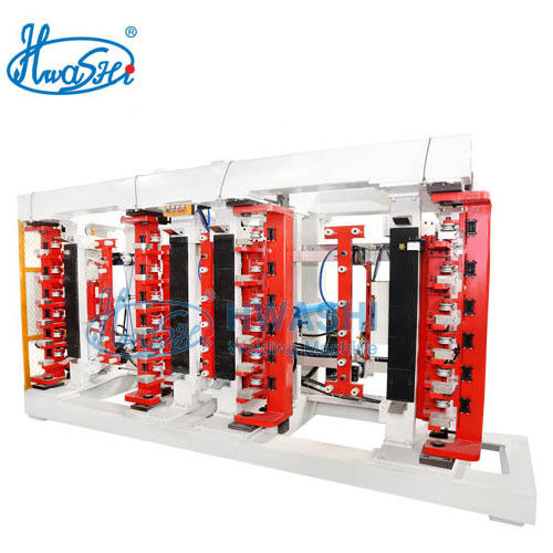 Griglia IBC, linea di produzione IBC Cage Frame, doppia stazione Tubular Net Bending Machine