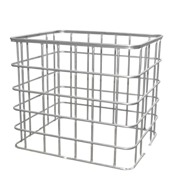 Griglia IBC, linea di produzione IBC Cage Frame, doppia stazione Tubular Net Bending Machine