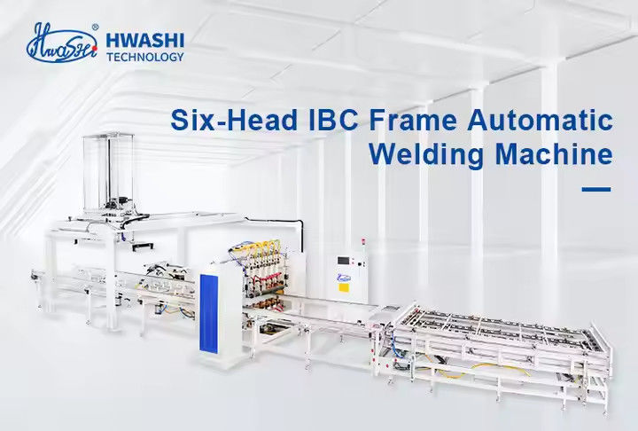 Container intermedie per scarico IBC griglia Cage Frame linea di produzione automatica,ibc telaio in acciaio per serbatoi ibc