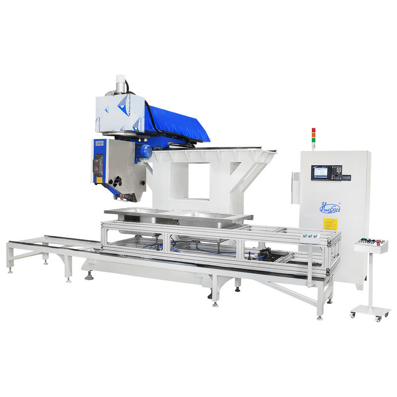 Hwashi Inox SS304 cucina doppio lavandino cucitura e acciaio inossidabile CNC lavandino lucidatura macchina macinatrice