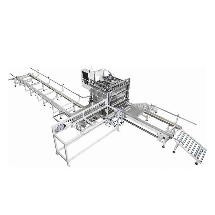 Linea di produzione automatica del telaio della gabbia a griglia IBC, linea di test di perdite di perdite IBC completa