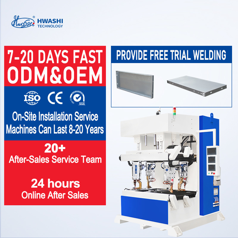 La macchina di saldatura in acciaio inossidabile è adatto per la saldatura di pannelli di porte in lamiera di metallo e altri prodotti