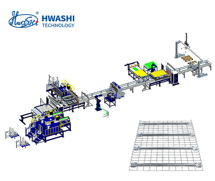 IBC Cage Automatic Production Machine con 2000 kg di peso, funzionamento continuo 24 ore su 24 e 80 gabbie all'ora