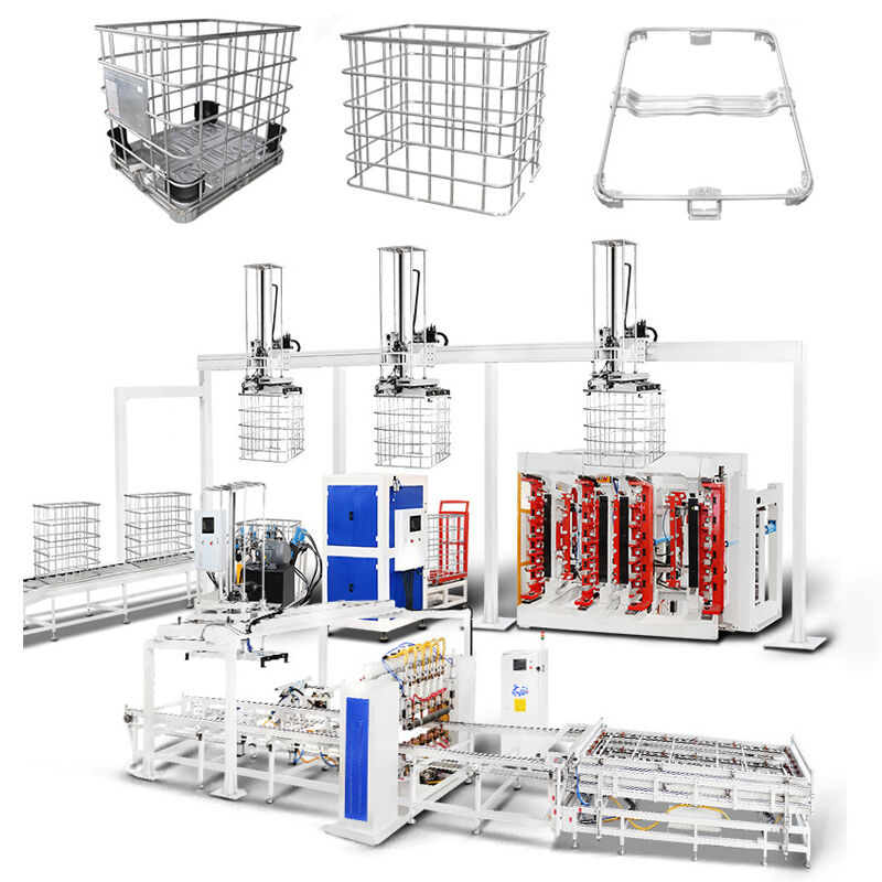 Efficienza di piegatura 20-25sec IBC Tote Cage Saldatura Voltaggio 380V Ottimizzato in base alle esigenze dei vostri prodotti