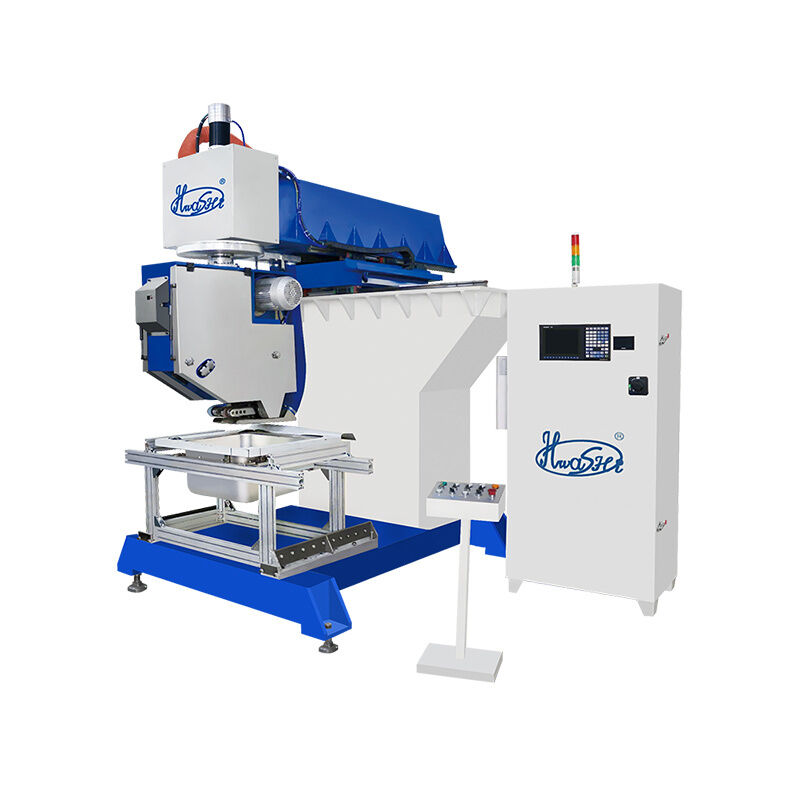 Macchina per saldatura a cucitura per lavelli Hwashi Inox SS304 CNC a 3 assi con capacità nominale di 160kVA e certificazione CE/CCC/ISO