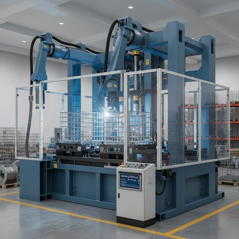 Efficienza di piegatura 20-25sec IBC Tote Cage Saldatura Voltaggio 380V Ottimizzato in base alle esigenze dei vostri prodotti